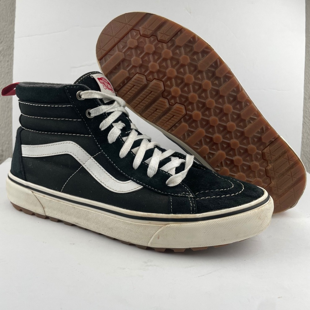 Vans Sk8-Hi MTE Shoes Black Suede High Top Hiking Outdoor Gorp - Mens Size 11.5